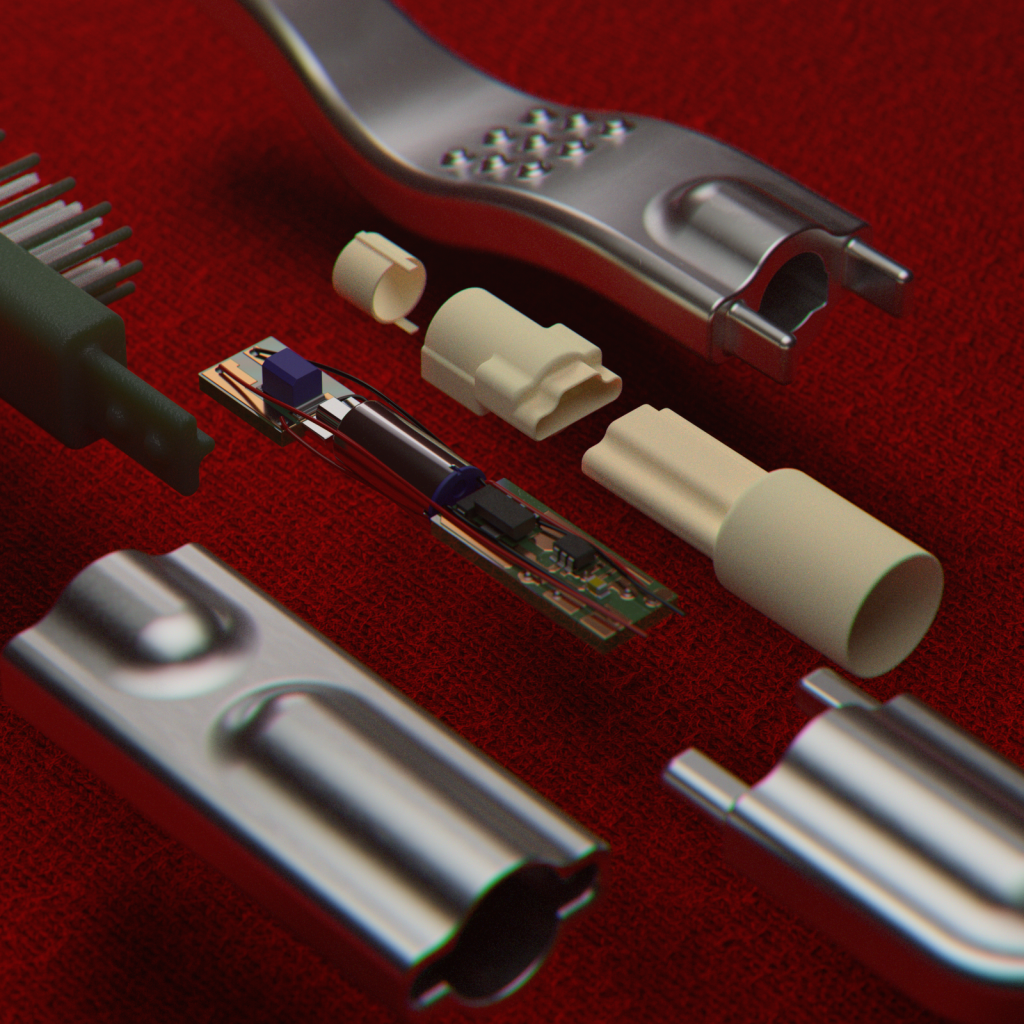 Internal Components of a Tooth Brush